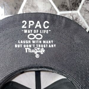 2PAC Black Snapback Hat